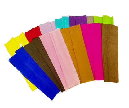 Papel Crepe 10 Pliegos (.50 X 2mts.) Color Varios